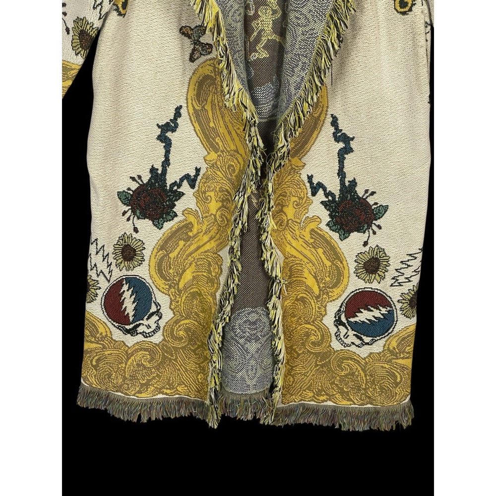 Grateful Dead Fabulous Blanket Yacht Coat Size M/L Deadhead Fringe Baroque RARE - Picture 10 of 16